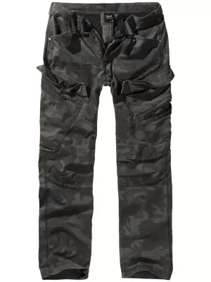 Pánske nohavice BRANDIT ADVEN SLIM FIT TMAVÁ KAMUFLÁŽ