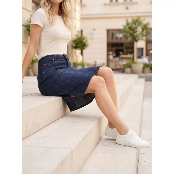  Dámska sukňa SAM 73 GEMINI WZ 832 TMAVÁ DENIM 