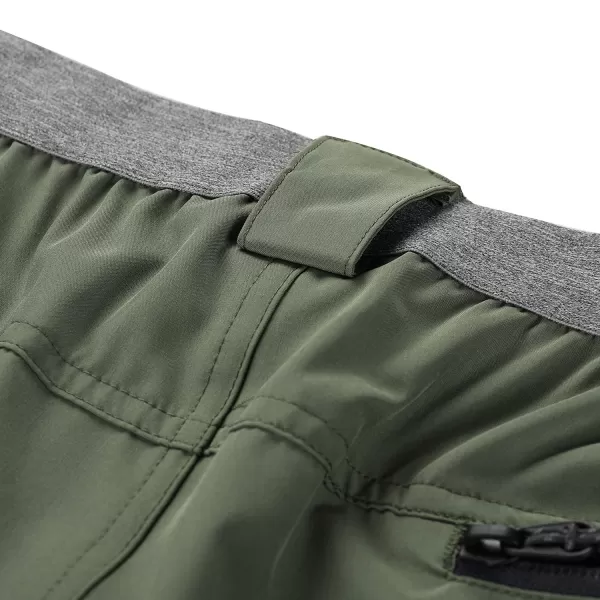  Pánske šortky ALPINE PRO ZAMB MPAA640 ZELENÁ 