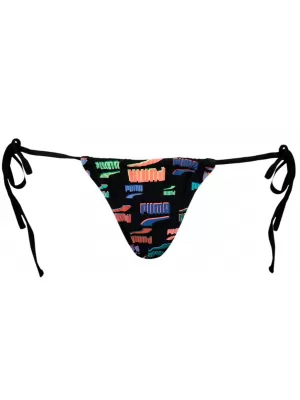 Dámske plavky PUMA SWIM WOMEN SIDE TIE TANGA STRING 1P 938066-01 BLACK