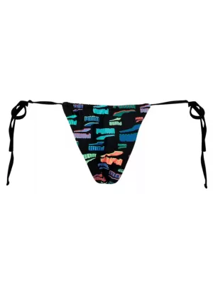 Dámske plavky PUMA SWIM WOMEN SIDE TIE TANGA STRING 1P 938066-01 BLACK