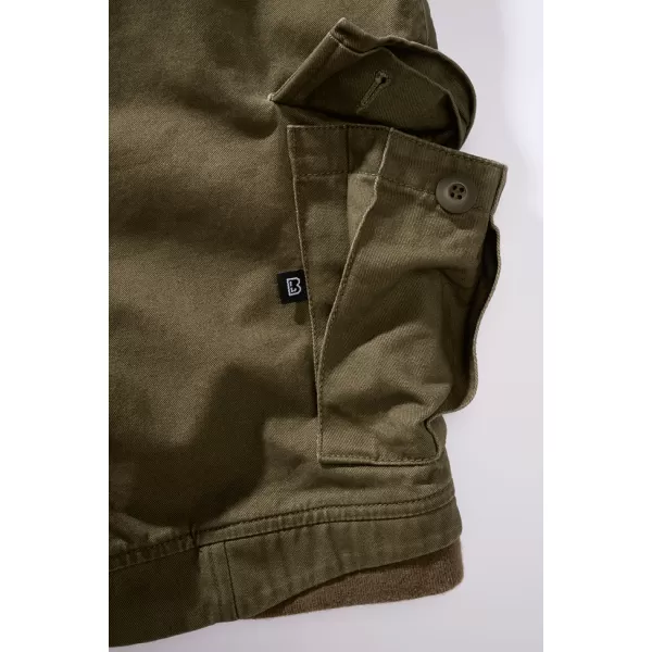  Pánske šortky BRANDIT PACKHAM VINTAGE BD2023 OLIVOVÝ 