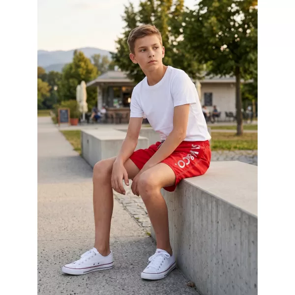  Detské šortky SAM 73 ROMAN KS 505 ČERVENÁ 