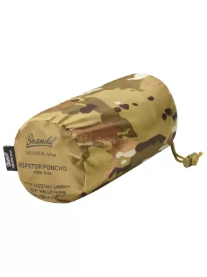 Raincoat Poncho Brandit Ripstop BD3169 taktická kamufláž