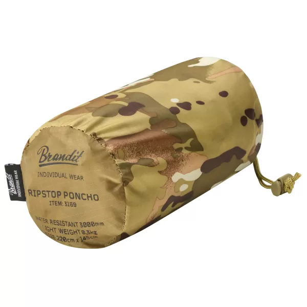  Raincoat Poncho Brandit Ripstop BD3169 taktická kamufláž 