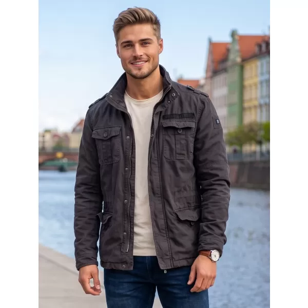  Pánska bunda brandinit Britannia BLACK 