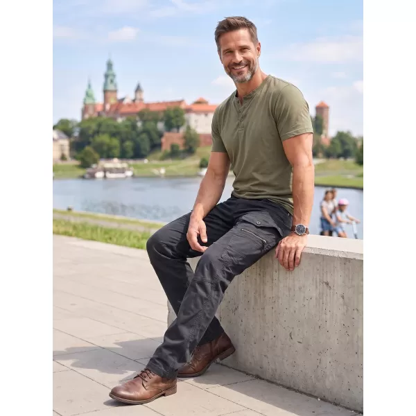  Pánske nohavice BRANDIT ADVEN SLIM FIT ČIERNA 