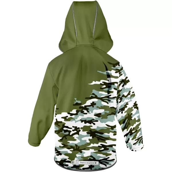 Detská softshellová bunda zateplená WAMU MASKÁČ KHAKI 