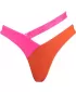 Dámske plavky PUMA SWIM WOMEN COLOURBLOCK V-SHAPE BRIEF 1P 938071-01 BROWN