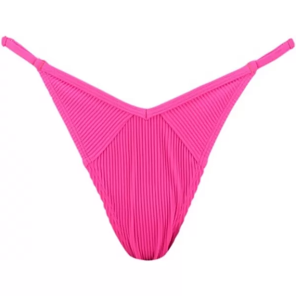  Dámske plavky PUMA SWIM WOMEN RIBBED TANGA 1P 938068-02 PINK 