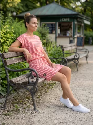 Dámske šaty SAM 73 SAGITTA WZ 823 JASNÁ ružová