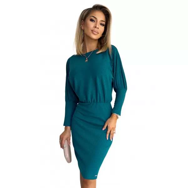  Šaty NUMOCO LARA A399-1 MODRÉ MORE 