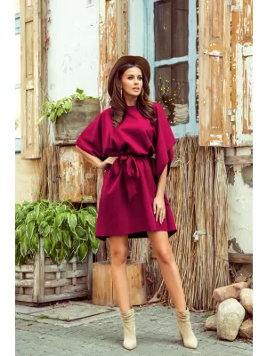 Dámske šaty Numoco Sofia A287-18 Burgundsko