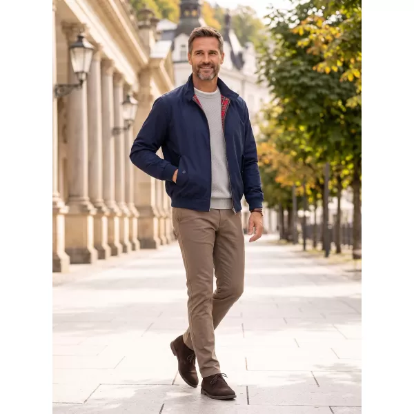  Pánska bunda branddit lord Canterbury BD3111 Námorná modrá 