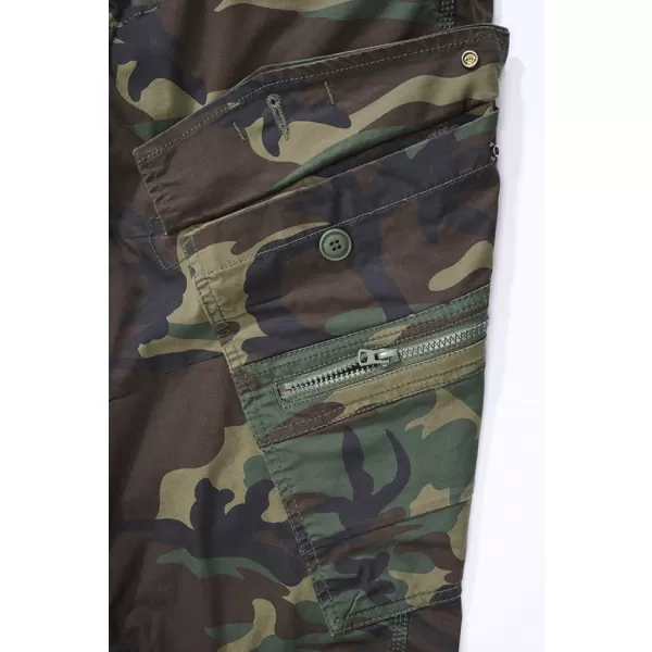  Pánske nohavice BRANDIT ADVEN SLIM FIT LESY 