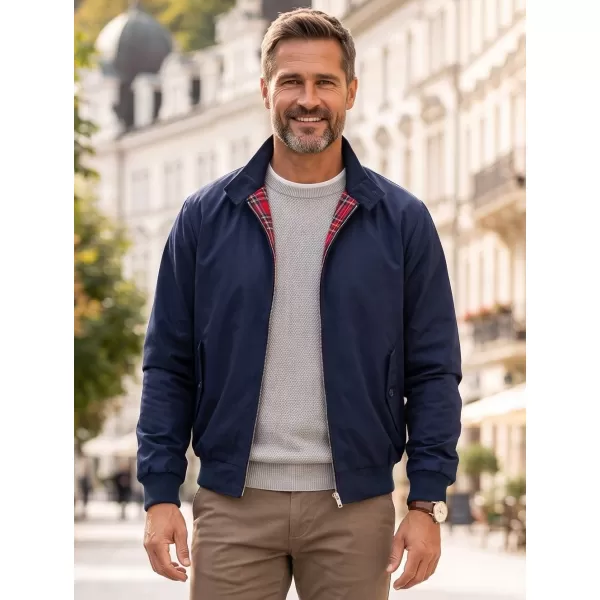  Pánska bunda branddit lord Canterbury BD3111 Námorná modrá 