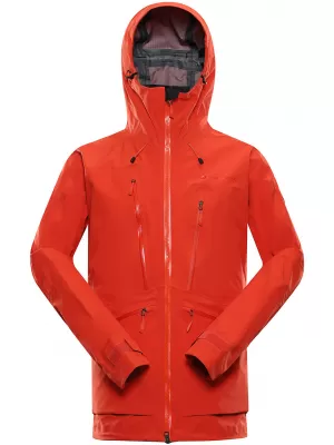 Pánska bunda ALPINE PRO CORT MJCA592 ČIERNA/ČERVENÁ
