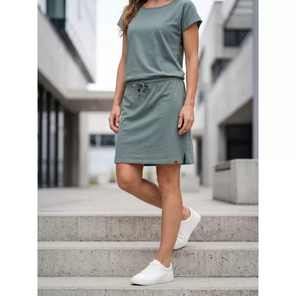  Dámske šaty SAM 73 NORMA WZ 822 ZELENOŠEDÁ 