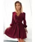 Dámske šaty NUMOCO A339-3 BURGUNDY