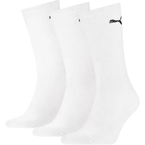  Ponožky PUMA CREW SOCK 3P 88035502 WHITE 