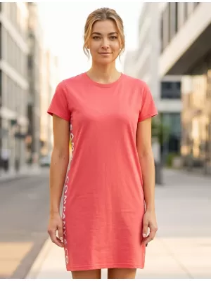 Dámske šaty SAM 73 DELPHINUS WZ 829 JASNÁ ružová