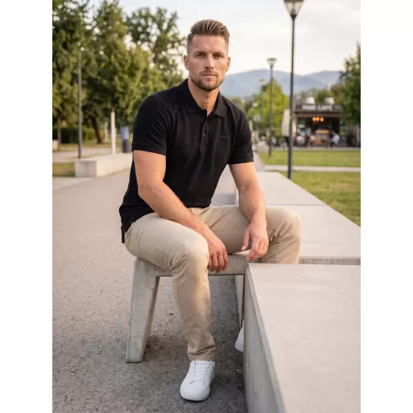  Pánske tričko SAM 73 CHRYZ MT 822 čierna 