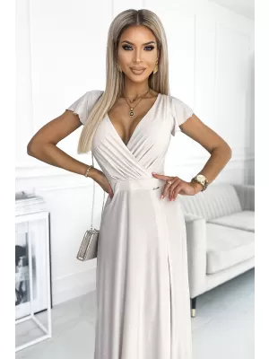 Dámske šaty NUMOCO CRYSTAL A411-4 biela