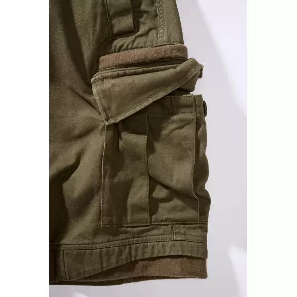  Pánske šortky BRANDIT PACKHAM VINTAGE BD2023 OLIVOVÝ 