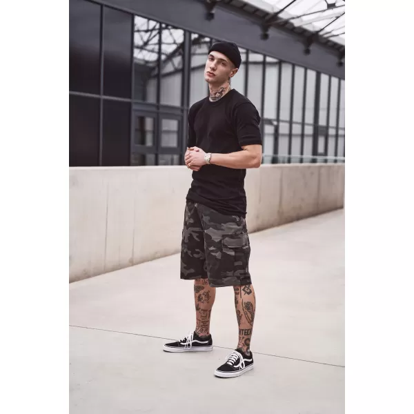  Pánske šortky BRANDIT BDU RIPSTOP BD2019 TMAVÁ KAMUFLÁŽ 