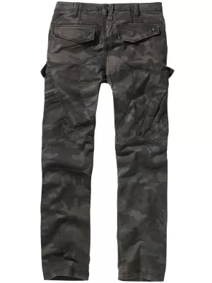 Pánske nohavice BRANDIT ADVEN SLIM FIT TMAVÁ KAMUFLÁŽ
