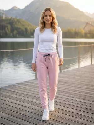 Dámske tepláky SAM 73 AMETYST WK 794 SVETLÁ ružová