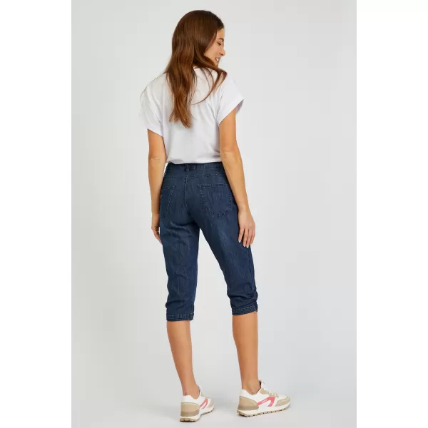  Dámske 3/4 nohavice SAM 73 ORION WS 785 TMAVÁ DENIM 