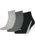 Ponožky PUMA UNISEX LIFESTYLE QUARTER 3P 90795201 BLACK/WHITE