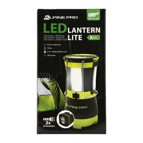  Lampa ALPINE PRO LITE UKPZ008 ZELENÁ 