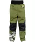 Detské softshellové nohavice zateplené WAMU MASKÁČ KHAKI