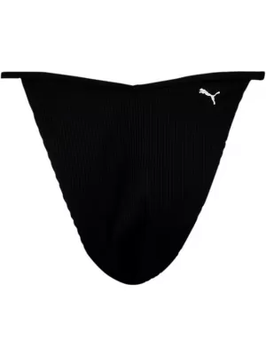 Dámske plavky PUMA SWIM WOMEN RIBBED TANGA 1P 938068-01 BLACK