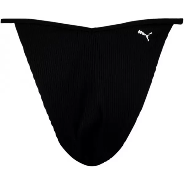  Dámske plavky PUMA SWIM WOMEN RIBBED TANGA 1P 938068-01 BLACK 