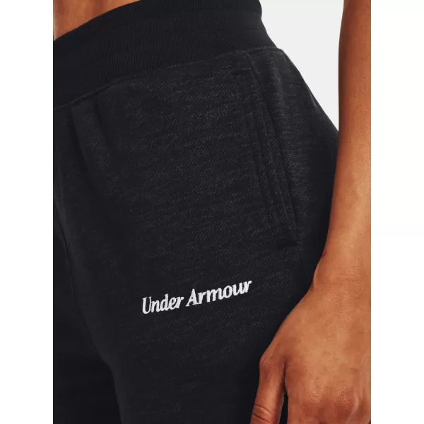  Dámske športové nohavice UNDER ARMOUR ESSENTIAL SCRIPT PANT 1374105-001 ČIERNA 