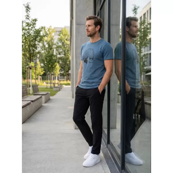  Pánske tričko ALTISPORT CARRYOVER ALM172129 DENIM 