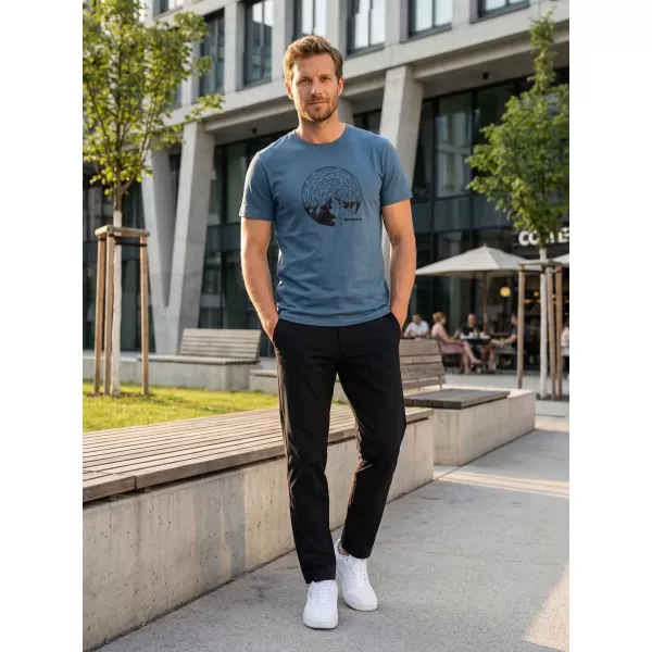  Pánske tričko ALTISPORT CARRYOVER ALM172129 DENIM 