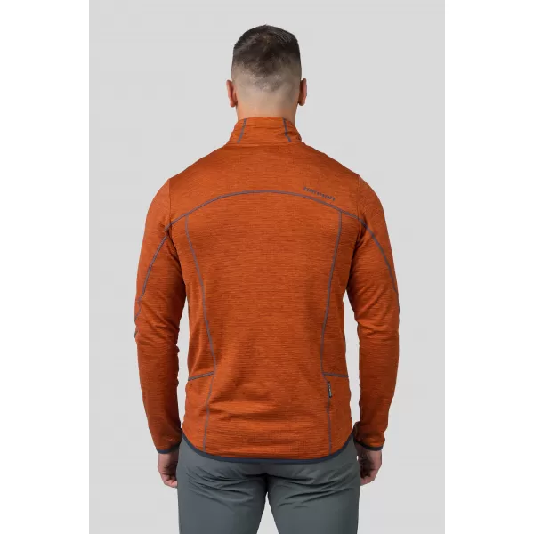  Pánska mikina HANNAH DAMAR BURNT ORANGE MEL 