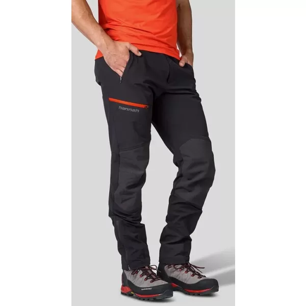  Pánske nohavice HANNAH CLAIM II ANTHRACITE/RED 