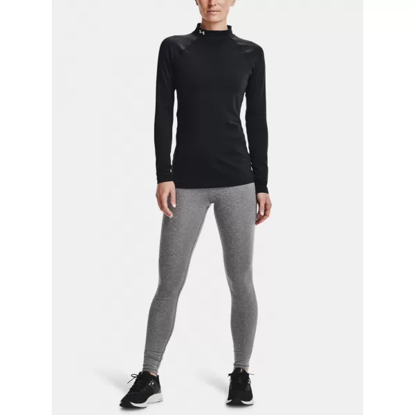 Dámske tričko UNDER ARMOUR UA CG AUTHENTICS MOCKNECK 1368702-001 ČIERNA 