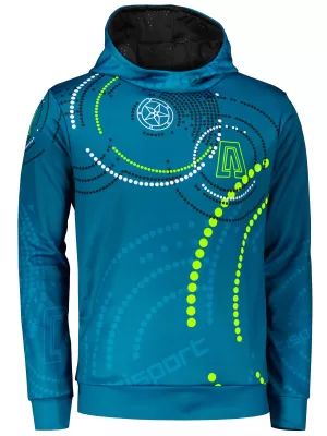 Pánska mikina premium ALTISPORT SWE/ALM06S07 PETROLEJOVÁ-ZELENÁ