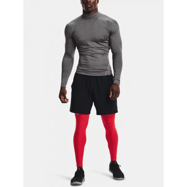  Pánske tričko UNDER ARMOUR HG ARMOUR COMP MOCK LS 1369606-090 SIVÁ 