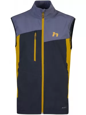 Pánska vesta HANNAH CARSTEN VEST INDIA INK/GOLDEN PALM