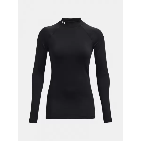  Dámske tričko UNDER ARMOUR UA CG AUTHENTICS MOCKNECK 1368702-001 ČIERNA 