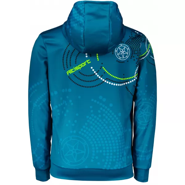  Pánska mikina premium ALTISPORT SWE/ALM06S07 PETROLEJOVÁ-ZELENÁ 