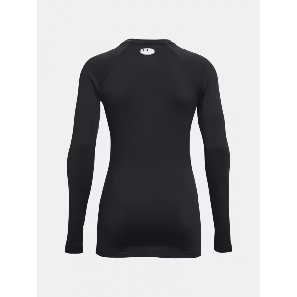  Dámske tričko UNDER ARMOUR AUTHENTICS CREW 1368701-001 ČIERNA 