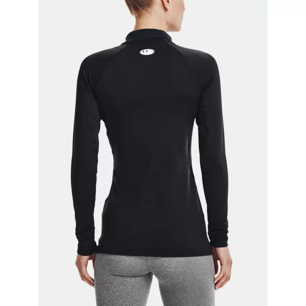  Dámske tričko UNDER ARMOUR UA CG AUTHENTICS MOCKNECK 1368702-001 ČIERNA 